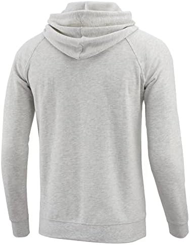 Men's Casual Athletic Midweight Comfy Soft Active Sports Pullover Hoodie Sweatshirt
